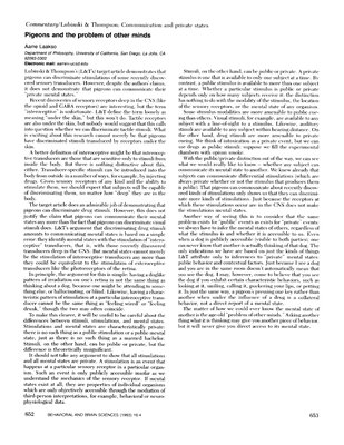 Thumbnail for Pigeons and the Problem of Other Minds