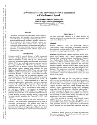 Thumbnail for A preliminary model of pronoun/verb cooccurrences in child-directed speech