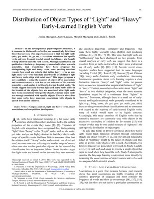 Thumbnail for Distribution of object types of 'light' and 'heavy' early-learned English verbs